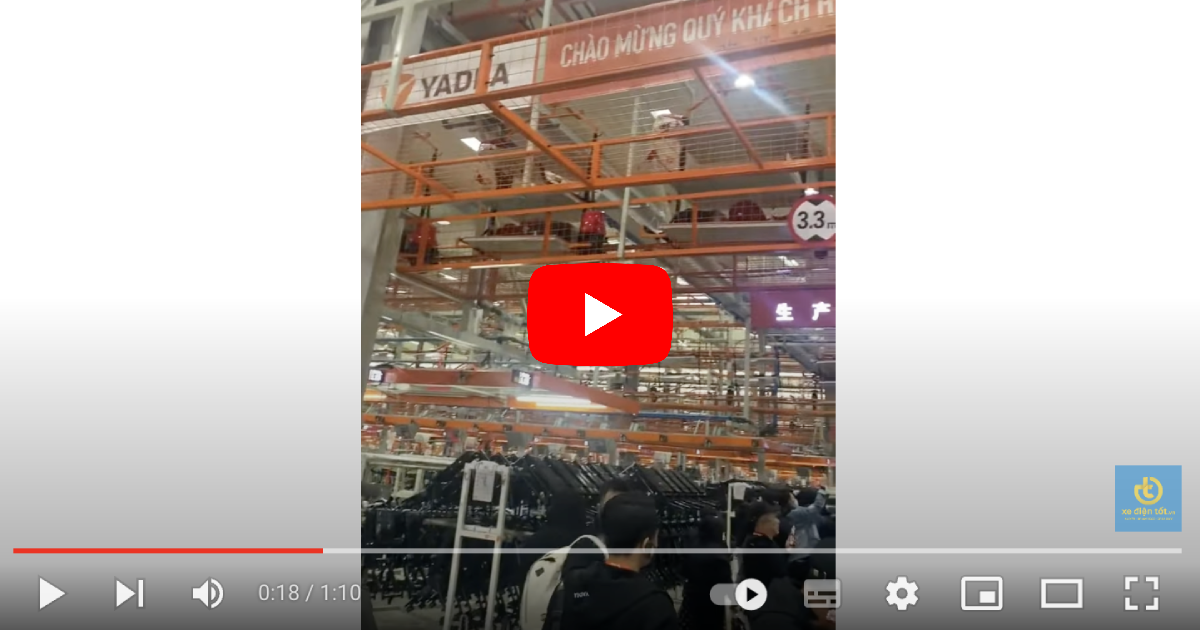 Chuyến thăm công xưởng lắp ráp 5, 5 triệu xe/năm của Yadea | Hành trình hướng về ánh sáng