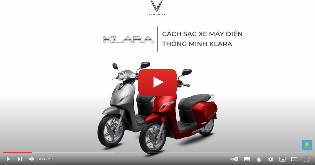 Hướng dẫn sạc xe máy điện Vinfast Klara