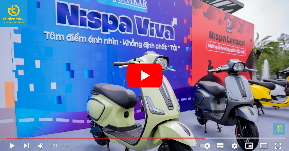 Thiết kế xe máy điện Osakar Nispa Viva có gì đặc biệt?