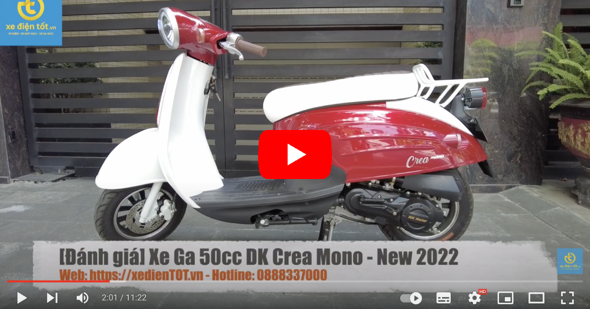 XEM THÊM: Đánh giá xe ga 50cc DK Crea Mono