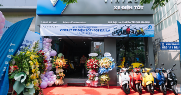 Ưu đãi nhân dịp khai trương cửa hàng xe máy điện VinFast Xe Điện TỐT Hà Nội