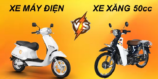 So sánh xe máy điện và xe máy 50cc: Loại xe nào sẽ tốt hơn?