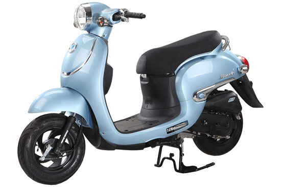 XE GA 50CC GIORNO MONO có chiều cao yên 750mm