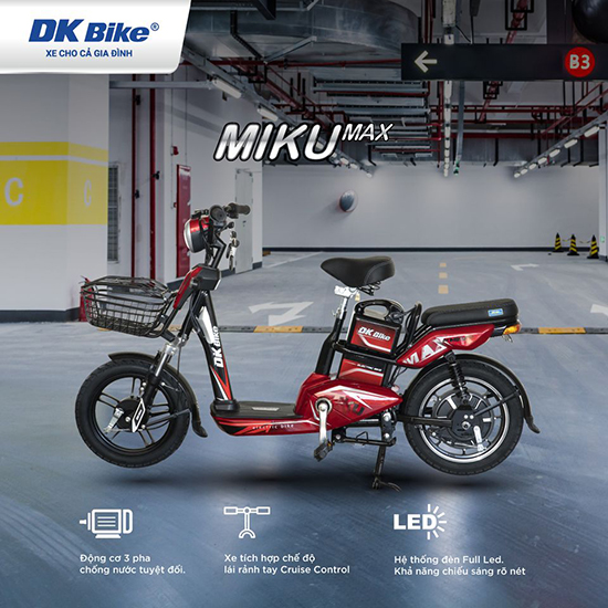 Xe đạp điện DK Miku Max